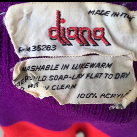 ❤️ VINTAGE 1960’s MOD SWEATER - SZ SMALL ❤️ - Picture 3 of 4